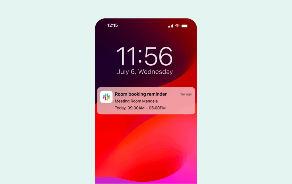 Room booking reminders - Slack and Archie integration.