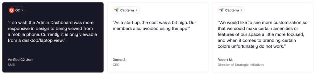 Optix - negative user reviews.