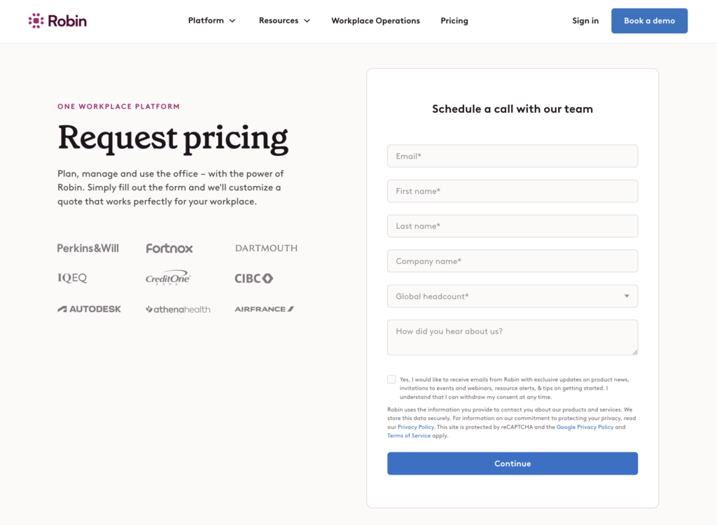 Robin pricing plans.